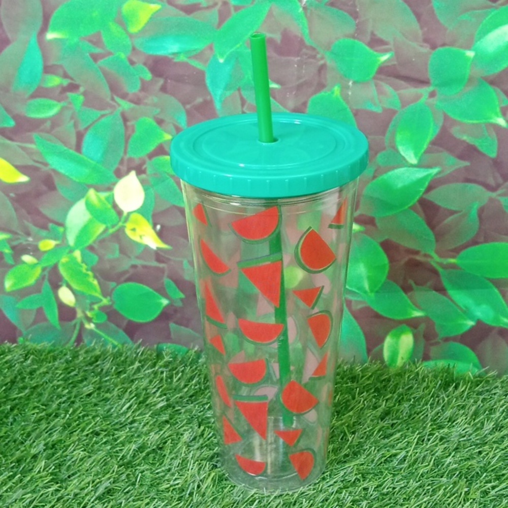 ⛱️ Watermelon Party Tumbler with Straw
